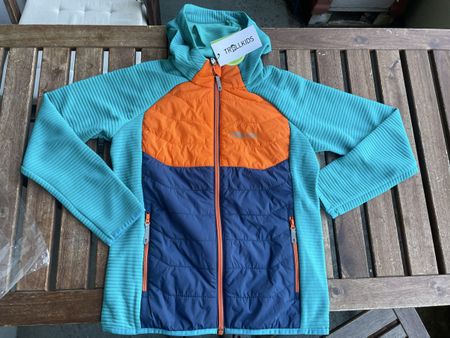 Trollkids Sirdal Jacke  152 orange türkis blau neu & OVP