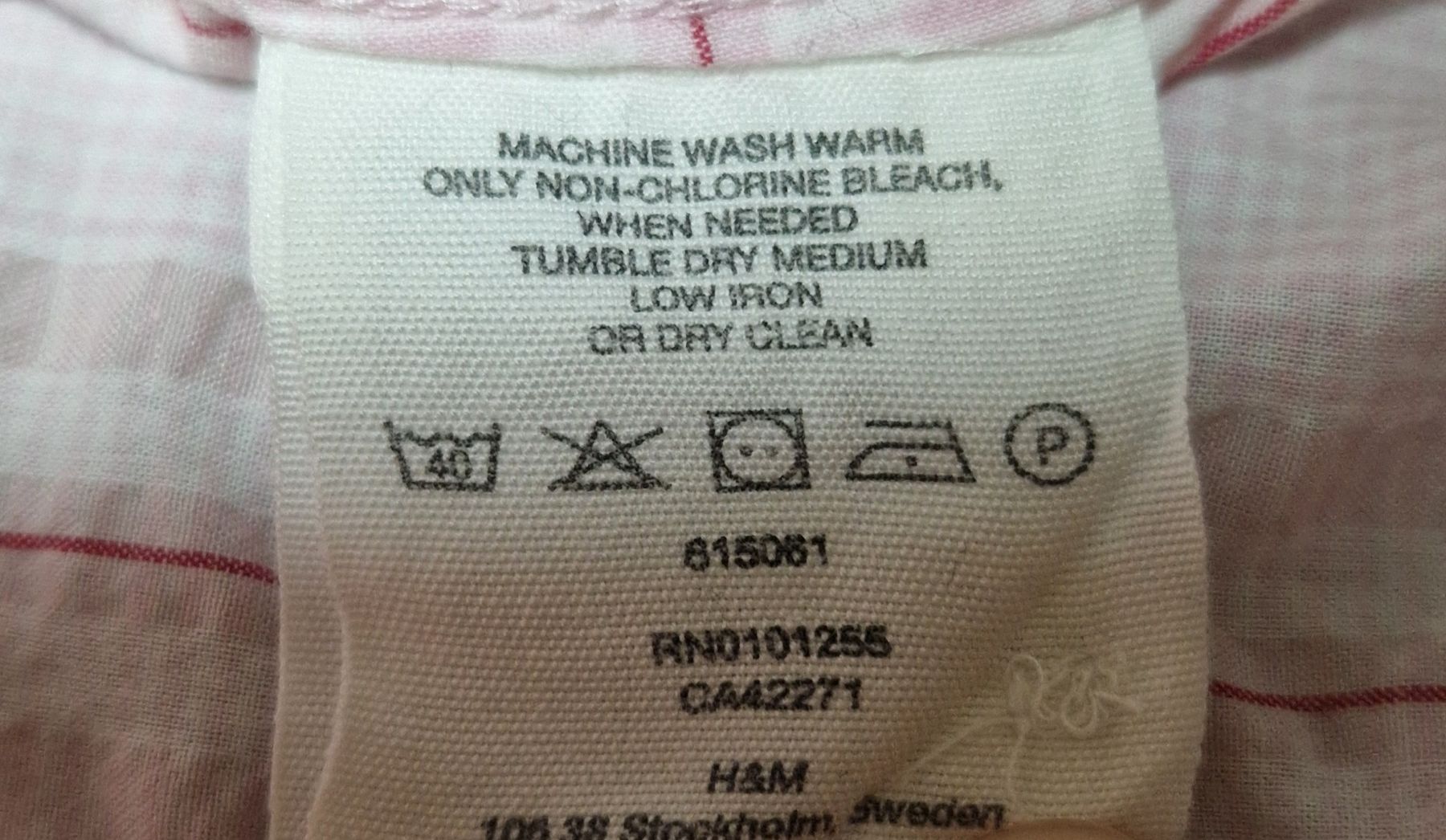 H&M Blusen: H&M Hemd (Gr. 36 / rosa kariert) – Gebraucht aus Hettlingen von _.ch_ 5