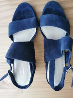 5th Avenue Wildleder Sandalen, Dunkelblau, Grösse 38