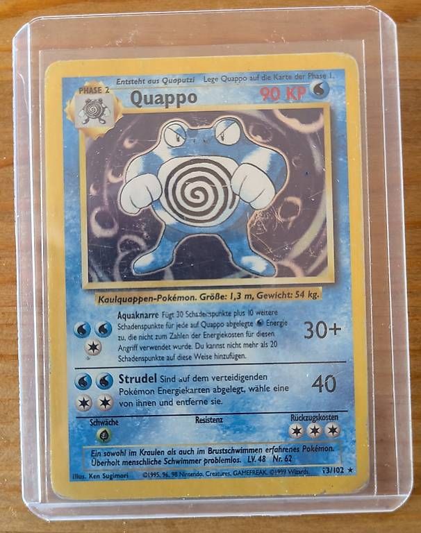Cartes à collectionner: Base set Quappo Holo – D'occasion à Steffisburg par Zuko94