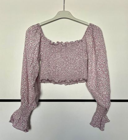 Haut à manches bouffantes taille S