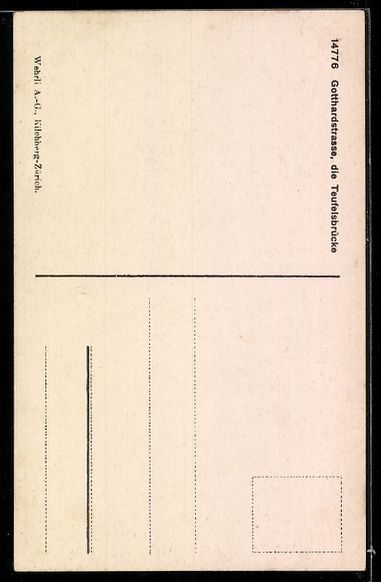 Cartes postales: Göschenen, Gotthardstrasse, die Teufels – D'occasion à Berlin par bartko-reher 1