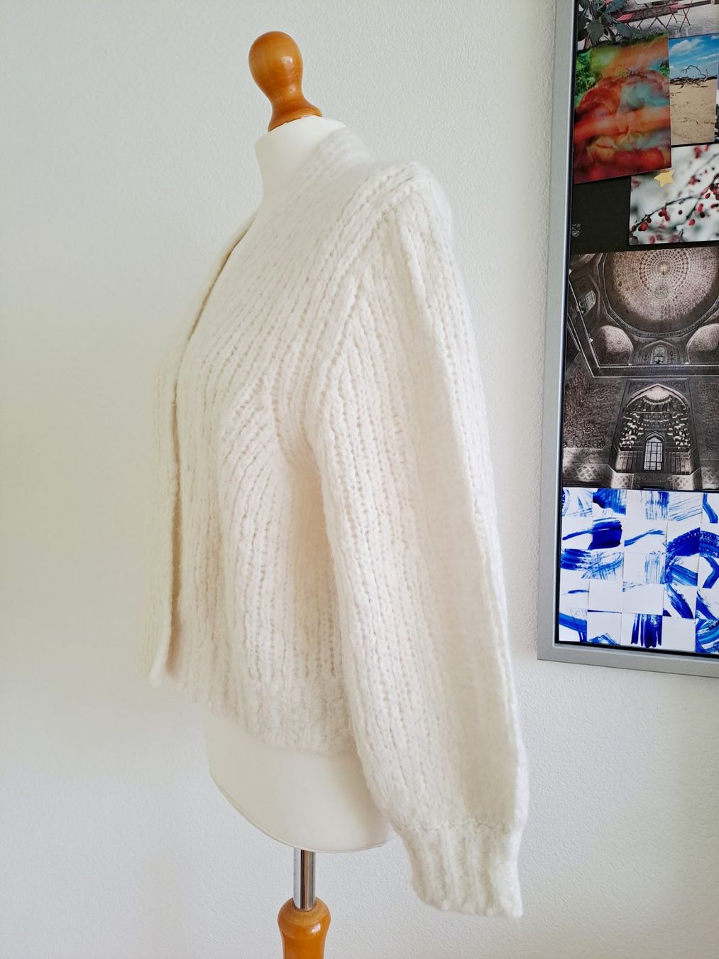 S.Oliver Giacche: Strickjacke crème-weiss von s.Oliver, M – Nuovo (secondo la descrizione) da Volketswil venduto da ronbons 4