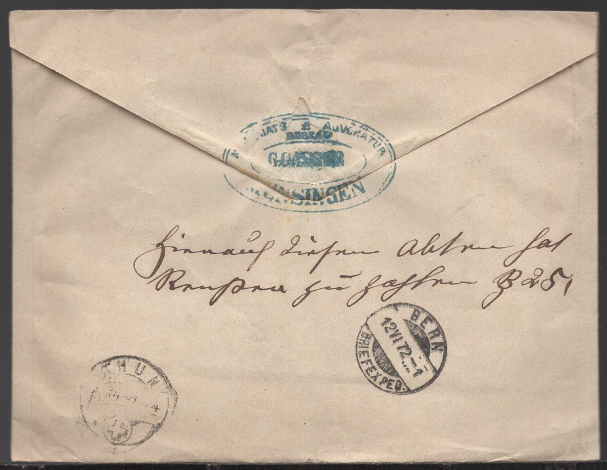 Tutti i francobolli: AARAU - THUN 12.VI.72 – Usato da Aarau venduto da kufi44 2