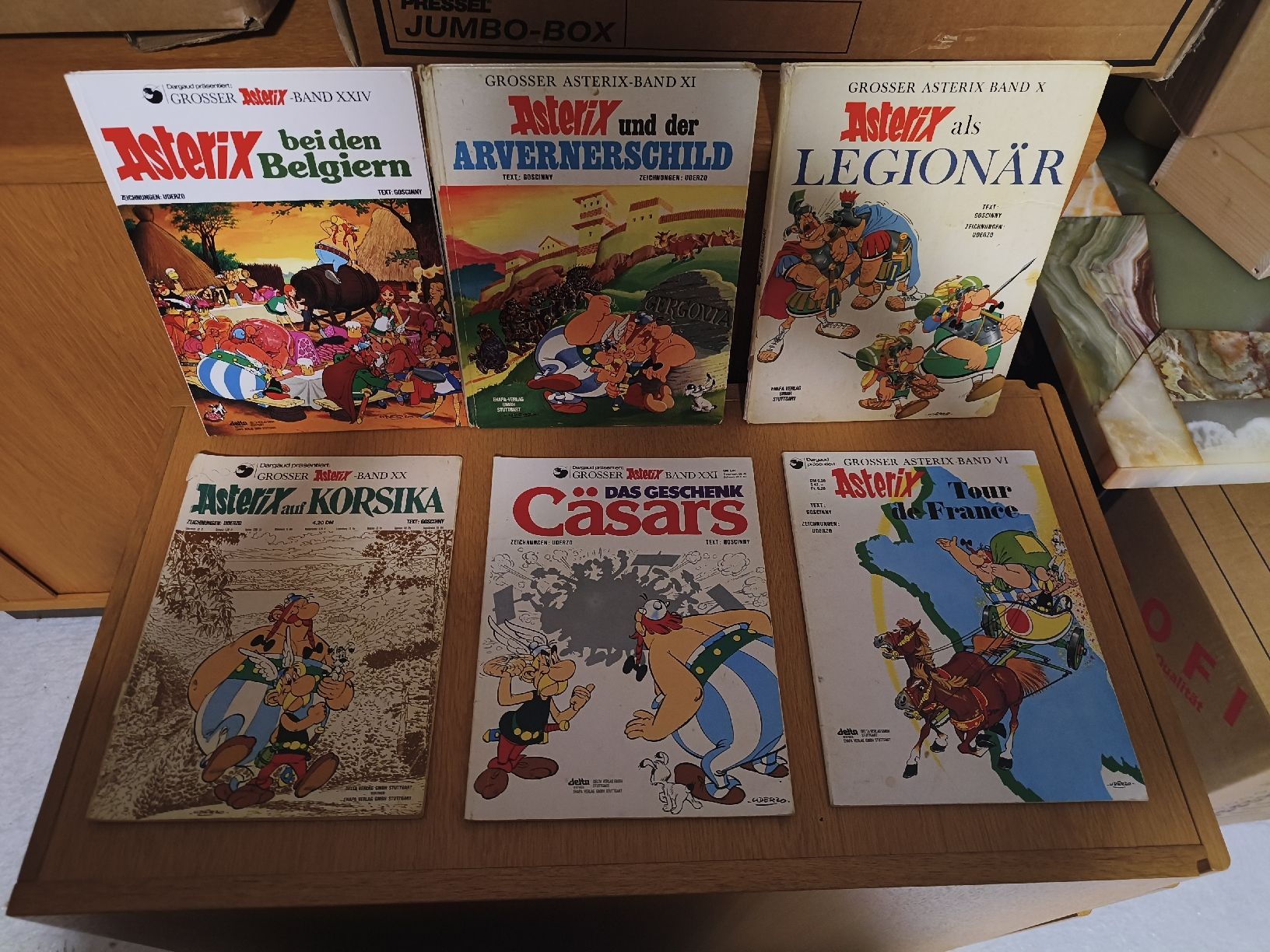 Fumetti: Asterix Sammlung – 3 Hardcover + 3 Hefte – Usato da Scherzingen venduto da The-C