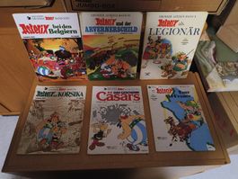 Asterix Sammlung – 3 Hardcover + 3 Hefte