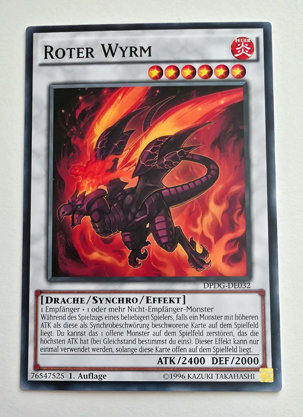 Yugioh Carte collezionabili: Roter Wyrm - Yu-Gi-Oh! TCG – Usato da Zürich venduto da Zetto