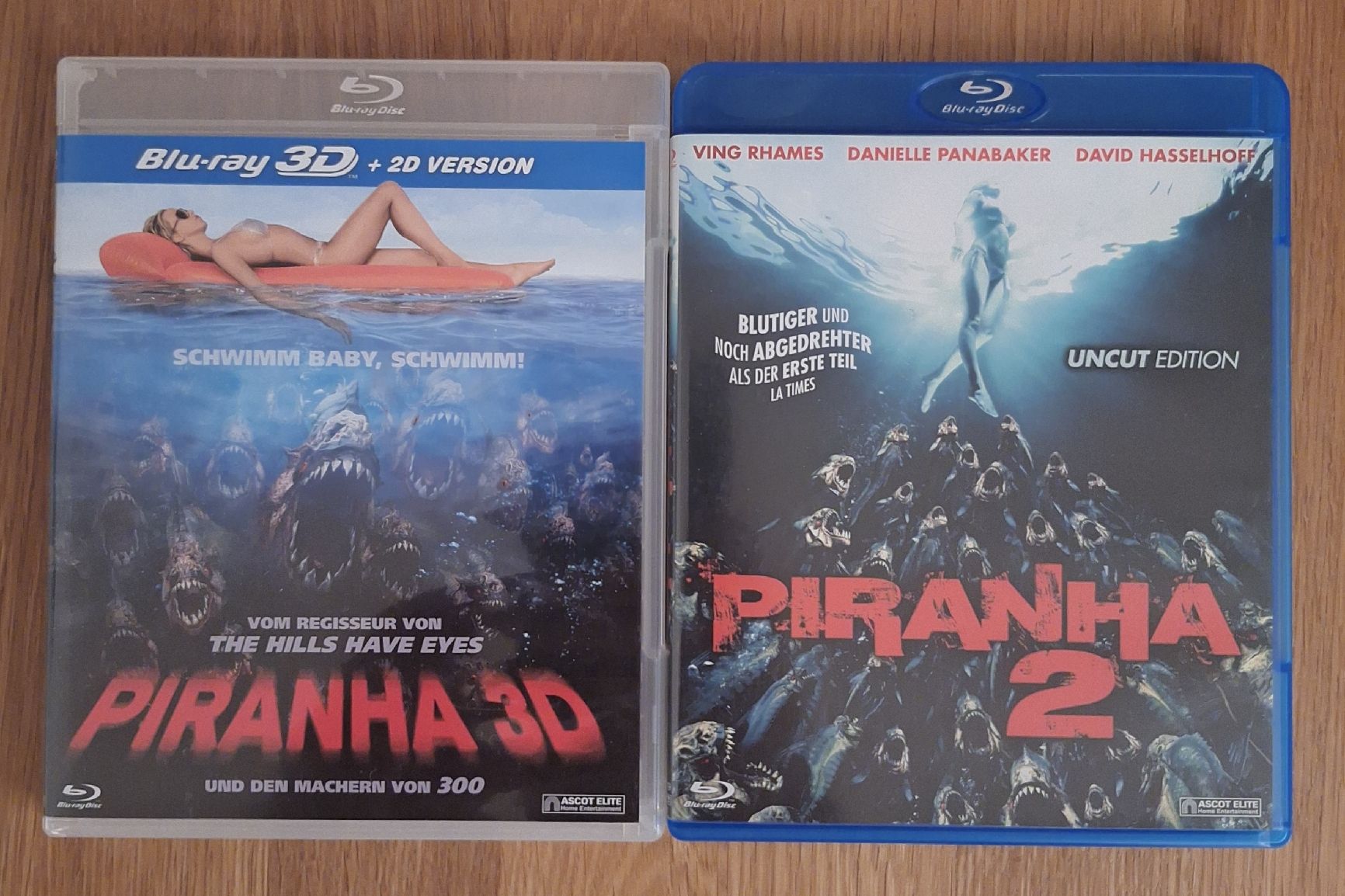 Tutti i DVDs: Piranha 1&2 bluray discs – Usato da Luzern venduto da thomarco
