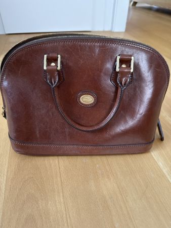 Handtasche The Bridge Leder braun gebrauchter Zustand