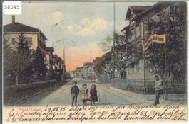 Nieder-Uzwil - Holzhandlung von Emil Braun - animee - Litho