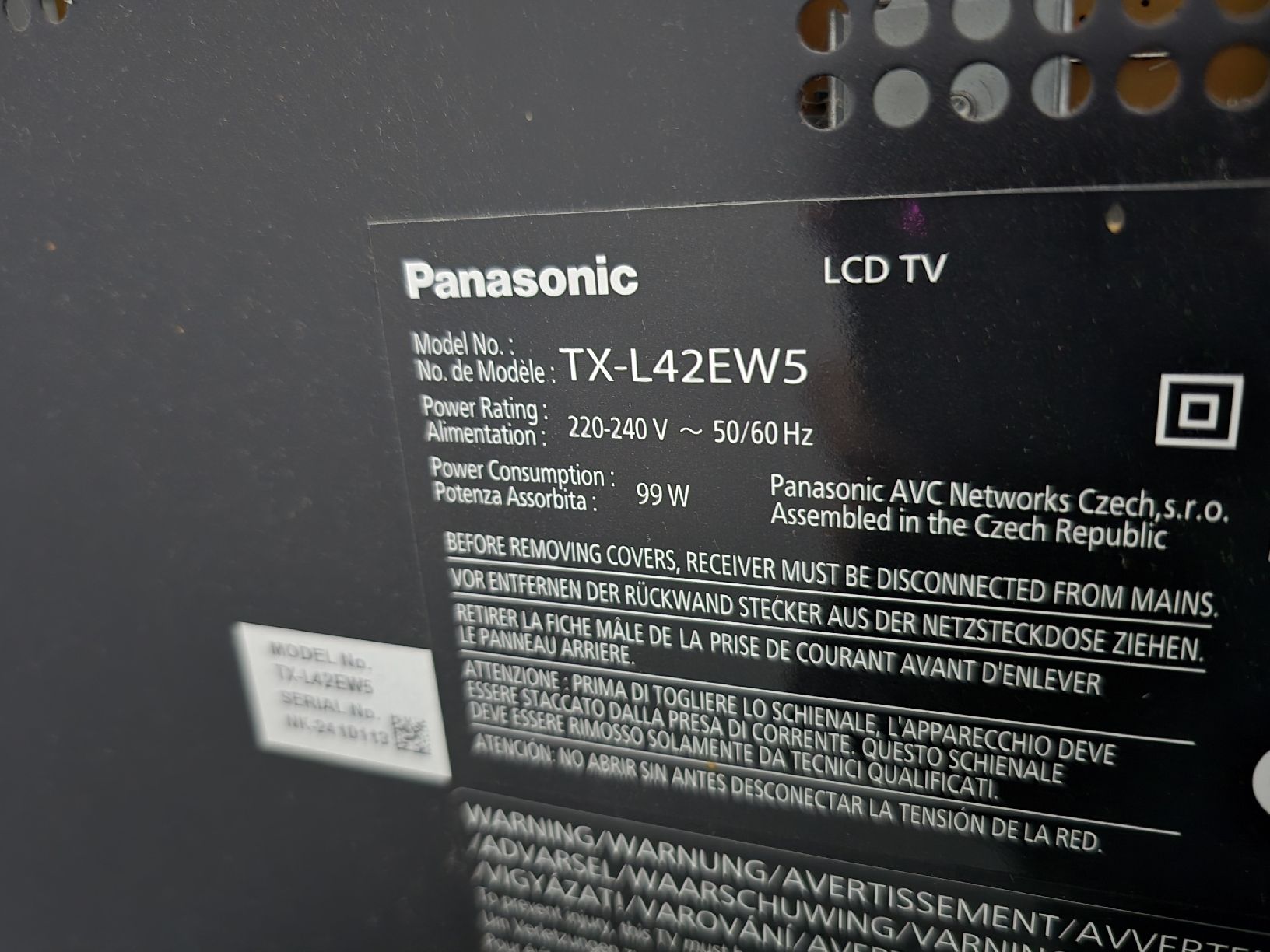 Panasonic Fernseher: TV Panasonic – Gebraucht aus Courrendlin von Naomi19 1