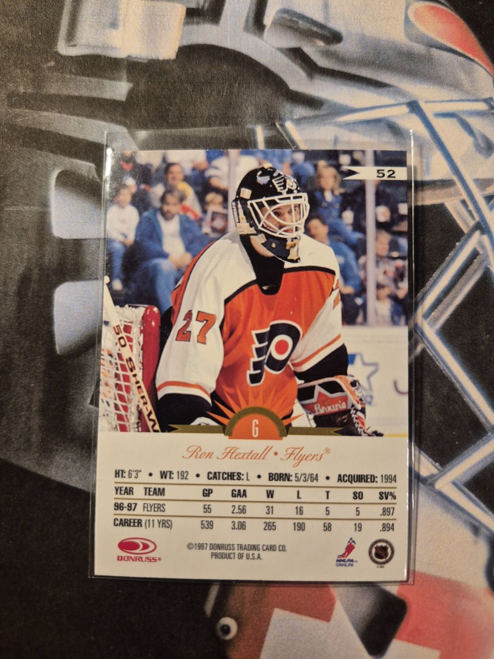 NHL Sammelbilder & Trading cards: NHL Ron Hextall Philadelphia Flyers – Gebraucht aus Treiten von Sauber73 1