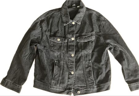 Jeansjacke H&M Divided schwarz Grösse L guter Zustand