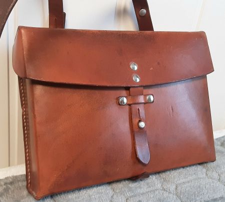 Armee Ledertasche,Kartentasche 1979,Militär