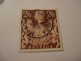 Grossbritannien, alte Marke Half Crown o
