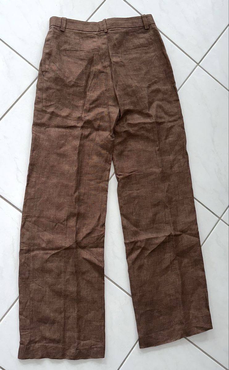 Massimo Dutti Pantaloni: MASSIMO DUTTI HOSE GR. 36 LEINEN neuwertig – Nuovo (secondo la descrizione) da Unteraegeri venduto da MH203 6
