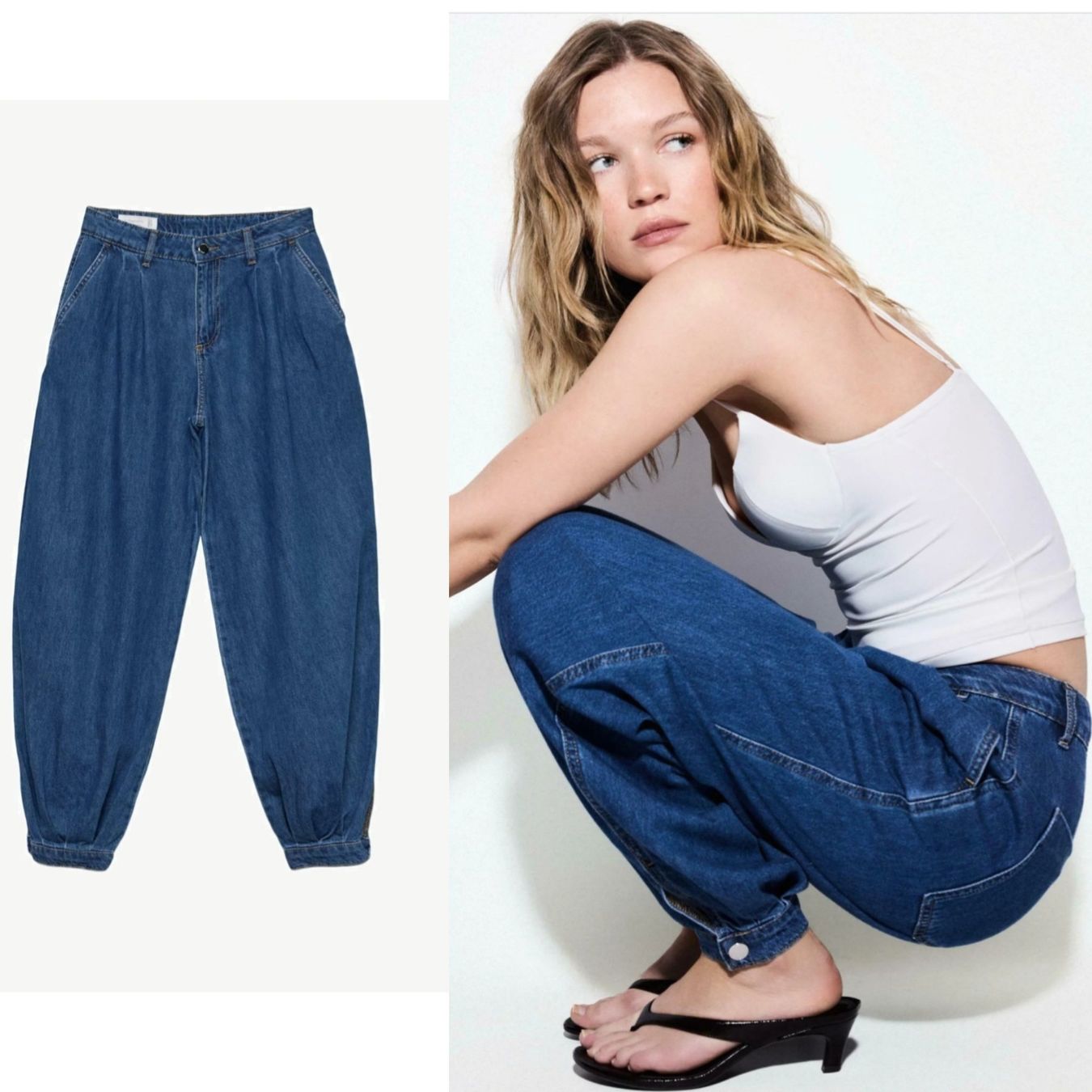 Stradivarius Jeans: Stradivarius ballon trend jeans – Gebraucht aus horn von CherryCrow