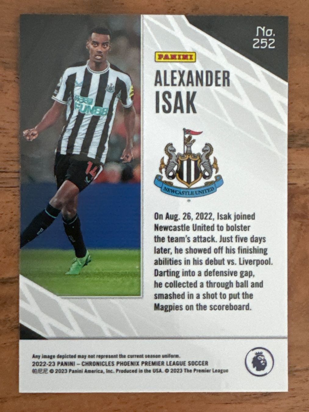 Panini Carte collezionabili: Sammelkarte Alexander Isak – Usato da Grüningen venduto da Peterpan99 1