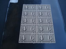 10erblock Sondermarke 1943 **. 100 Jahre BRiefmarken