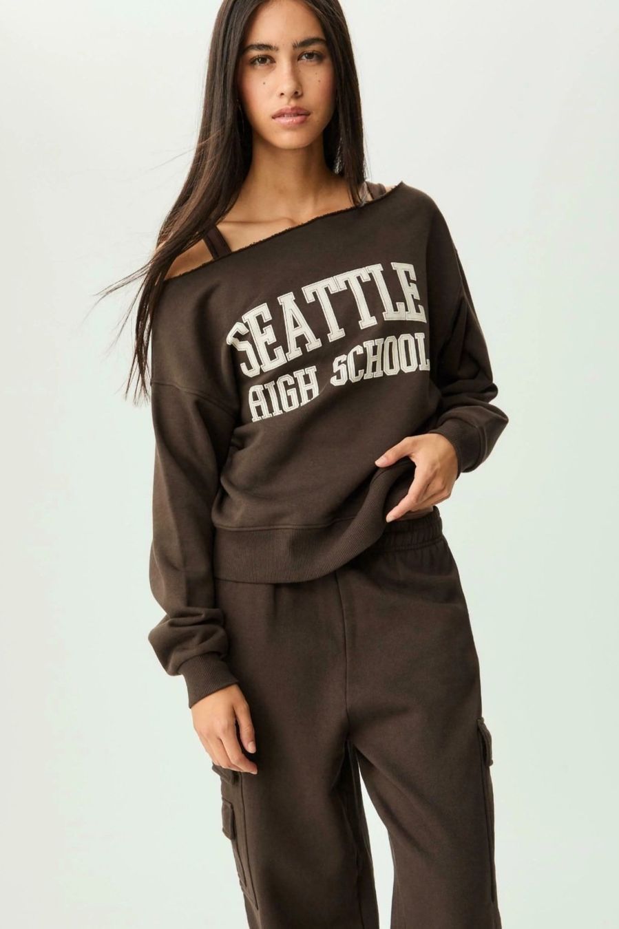 Stradivarius Maglioni & Felpe: Grunge off shoulder pulli – Usato da horn venduto da CherryCrow