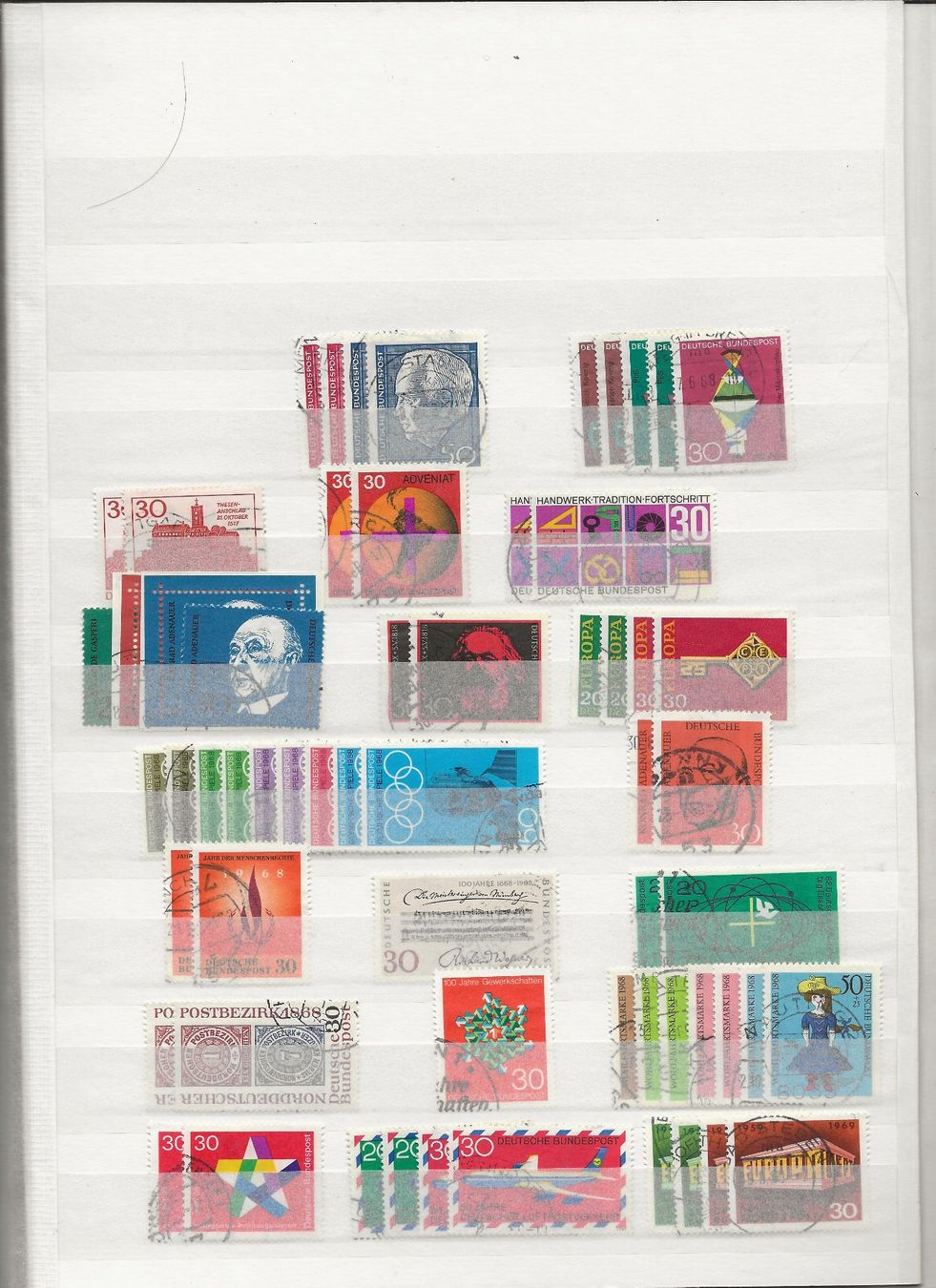 Tous les timbres: Marken Deutschland BRD gestempelt – D'occasion à Au ZH par xelagreb01 8