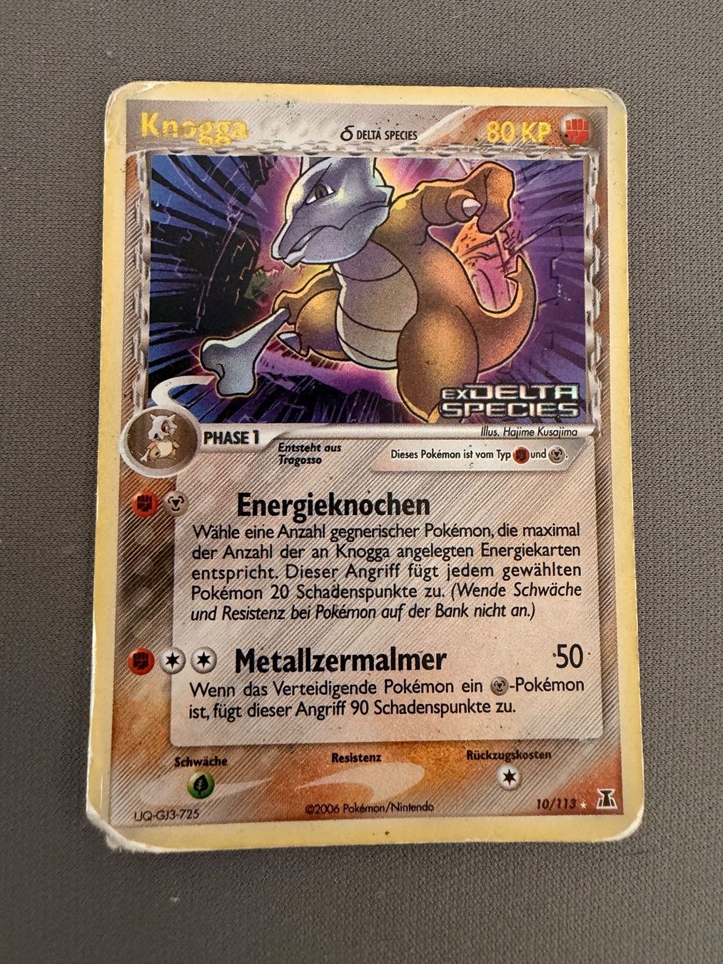 Pokémon Carte collezionabili: Pokemon Knogga 10 / 113 – Usato da untersiggenthal venduto da stephanymar
