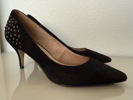 5-th Avenue Wildleder Pumps, Grösse 38, mit Nieten