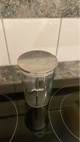 Jura Milchbehälter Glas Deckel Edelstahl gebraucht