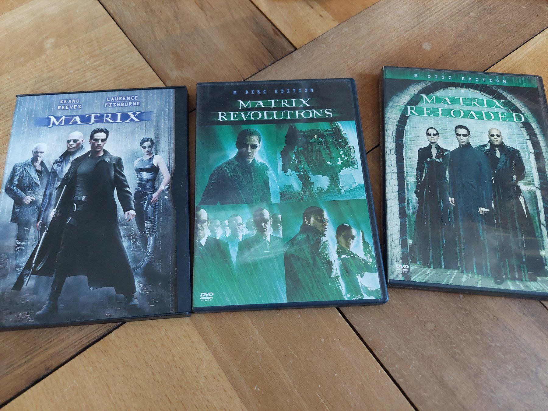 Tutti i DVDs: Matrix Trilogie DVD-Set Teil 1-3 – Usato da Beckenried venduto da Havacola 1