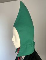 Mittelalter GugelKappe, Schneiderarbeit, grün