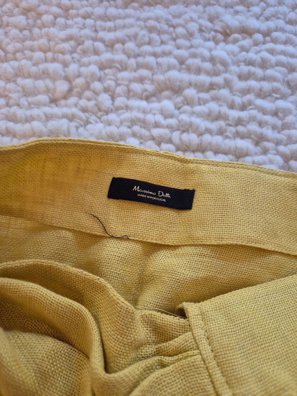 Massimo Dutti Gonne: Massimo Dutti Senfgelber Wickelminirock – Usato da Ittigen venduto da LilyfromSwitzerland 1