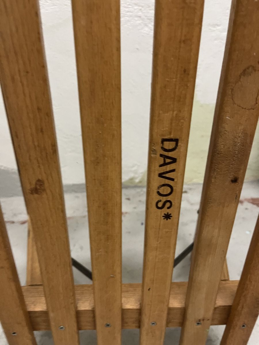 Davos Slitta: Davos Holzschlitten – Usato da Basel venduto da HugChristine 1