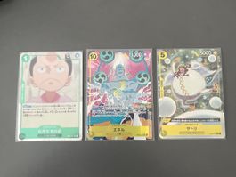 3 Japanische FullArt One piece