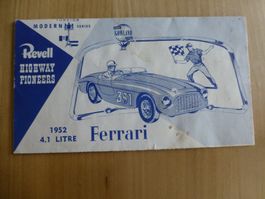 Ferrari 351, Modellauto Instruktion 1952
