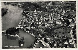 AG 112 Bromsilber Flugbild Rheinfelden 1951 K-o RHEINFELDEN