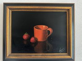Bilder gerahmt von Vaquero naturalistisch gemalt - 3 Stück