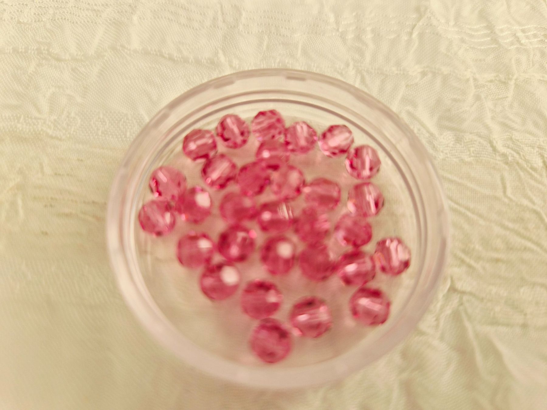 Perle (finte): Swarovski Perlen 5mm 30 stk Rose – Nuovo e nell'imballaggio originale da Dietikon venduto da Eleda 1