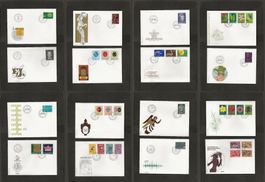 16 FDC Liechtenstein 1970 bis 1972
