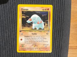 Pokemon Phanpy 1.Edition Non Holo Neo Genesis