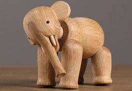 Elefant Deko Holzfigur "Holz Elefant"