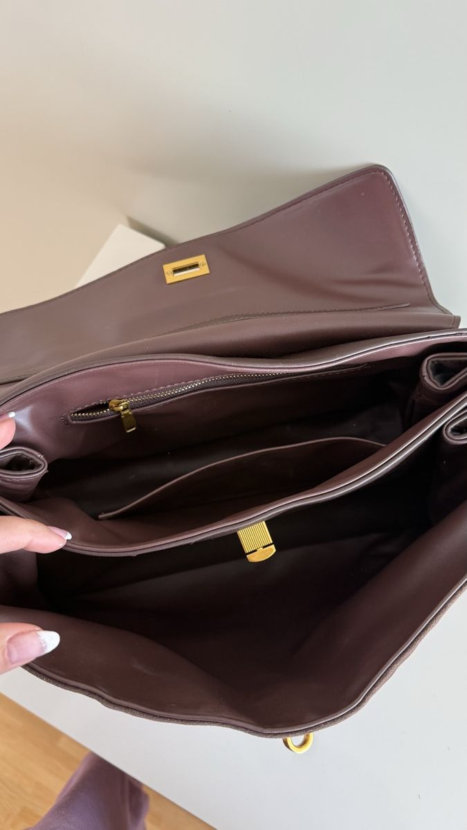 Taschen für Damen: Stilvolle braune Tasche – Gebraucht aus Winterthur von -BeHappy24- 7