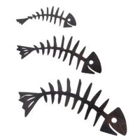 Wanddeko "Fisch-Gerippe"