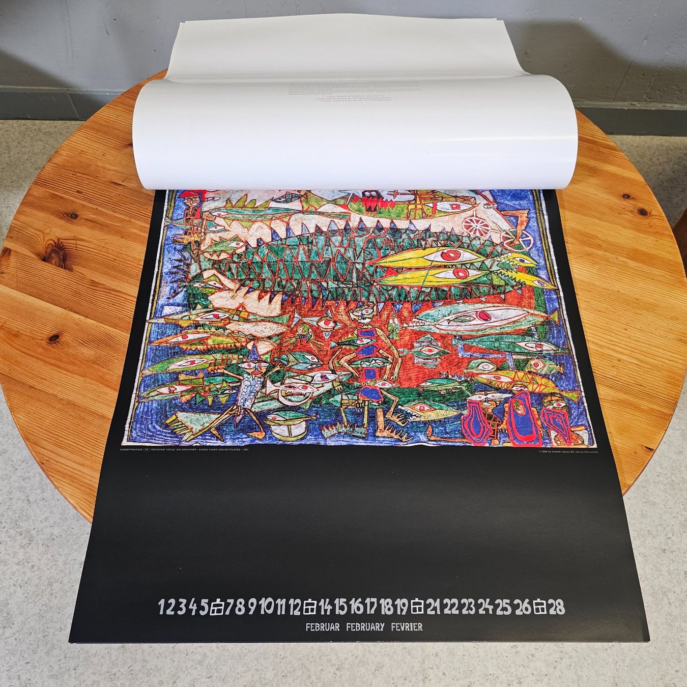 Calendari: Friedrich Hundertwasser Kalender 2005 Bilder Sammlung – Usato da Nottwil venduto da Wondewa-Shop 3