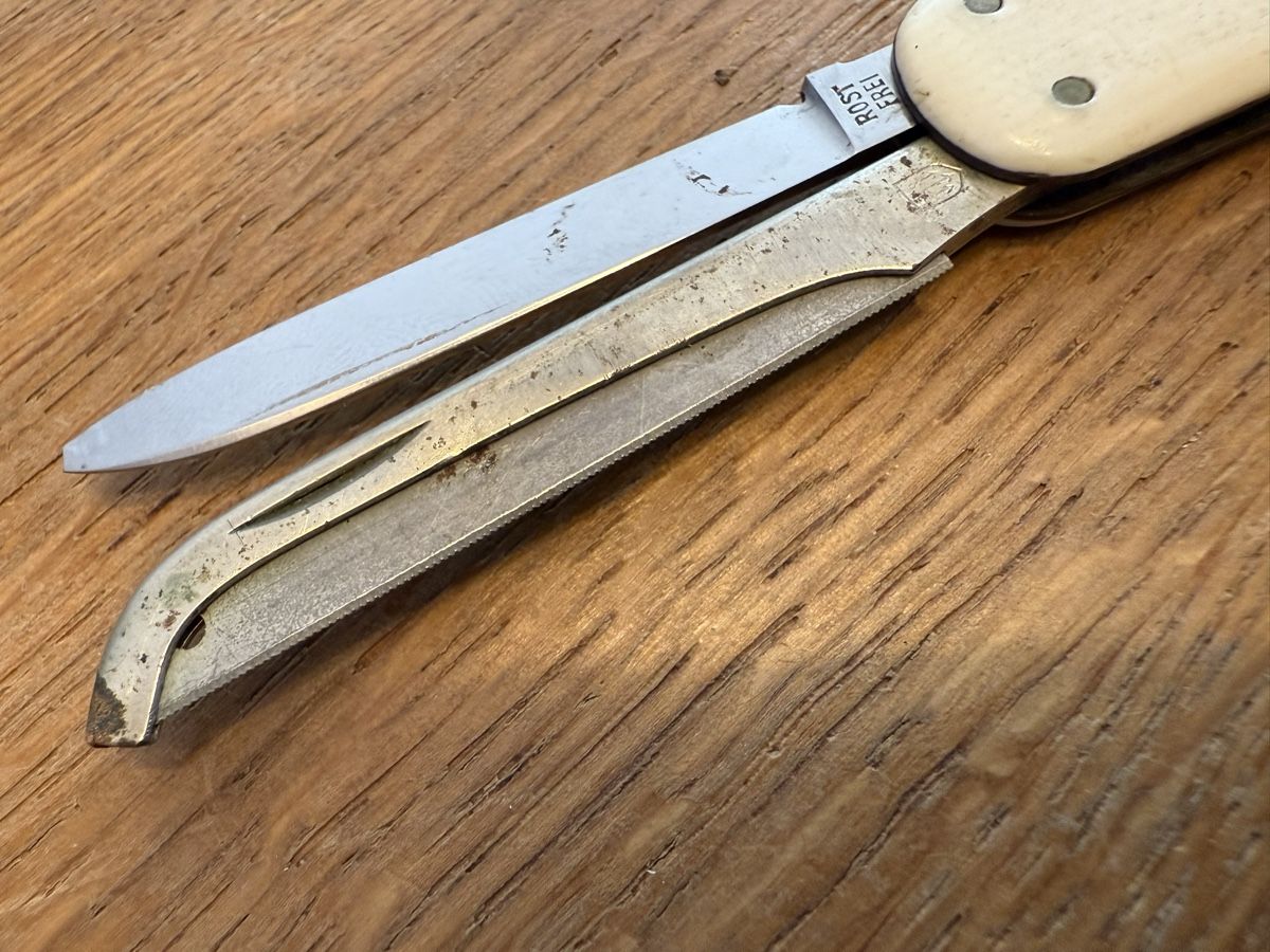 Taschenmesser: Antikes Sandoz Taschenmesser mit Säge  DRGM – Gebraucht aus Goldach von Messerguru 5