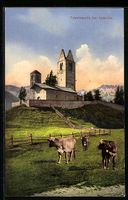Celerina, Blick auf die Totenkapelle, we