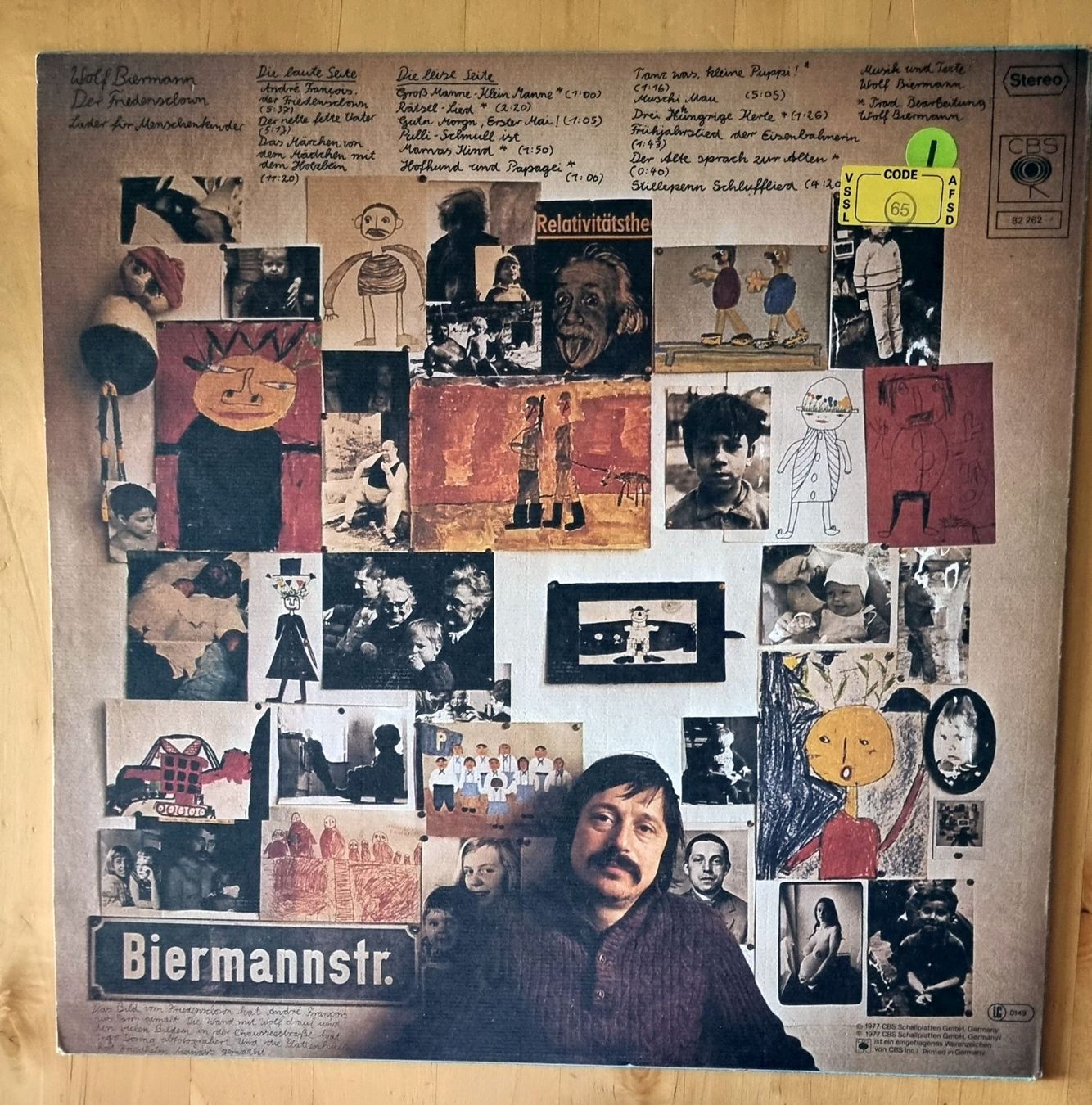 Dischi in vinile: LP Wolf Biermann "Der Friedensclown" (DE 1977) Originalpress – Usato da Luzern venduto da Frizzz 6