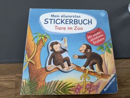Ravensburger Stickerbuch "Tiere im Zoo" -Top Zustand!