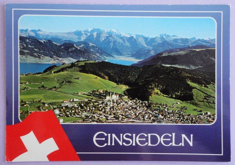 Ansichtskarten: Einsiedeln mit Sihlsee – Defekt aus Fétigny von Billy2miny