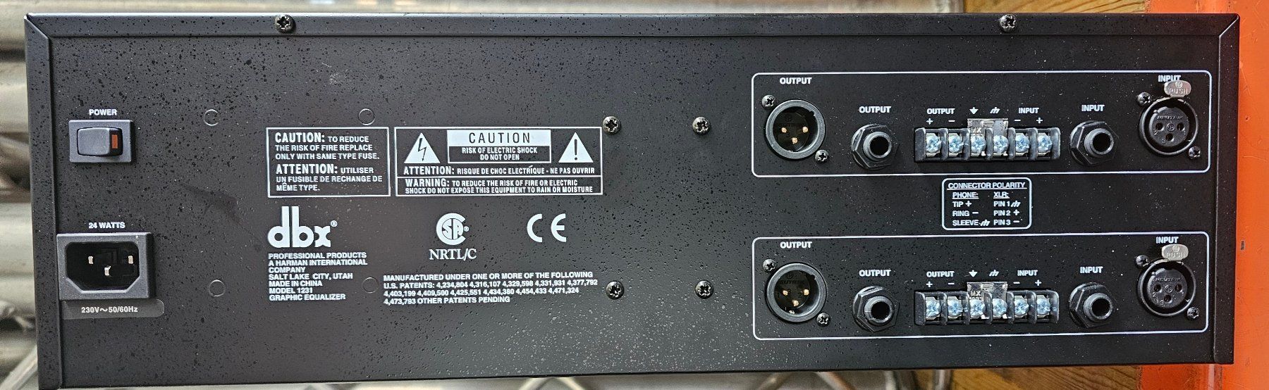 Dbx Equalizzatori: DBX 1231 Graphic Equalizer - SN: 01036058 – Usato da Birsfelden venduto da missnamrit 1