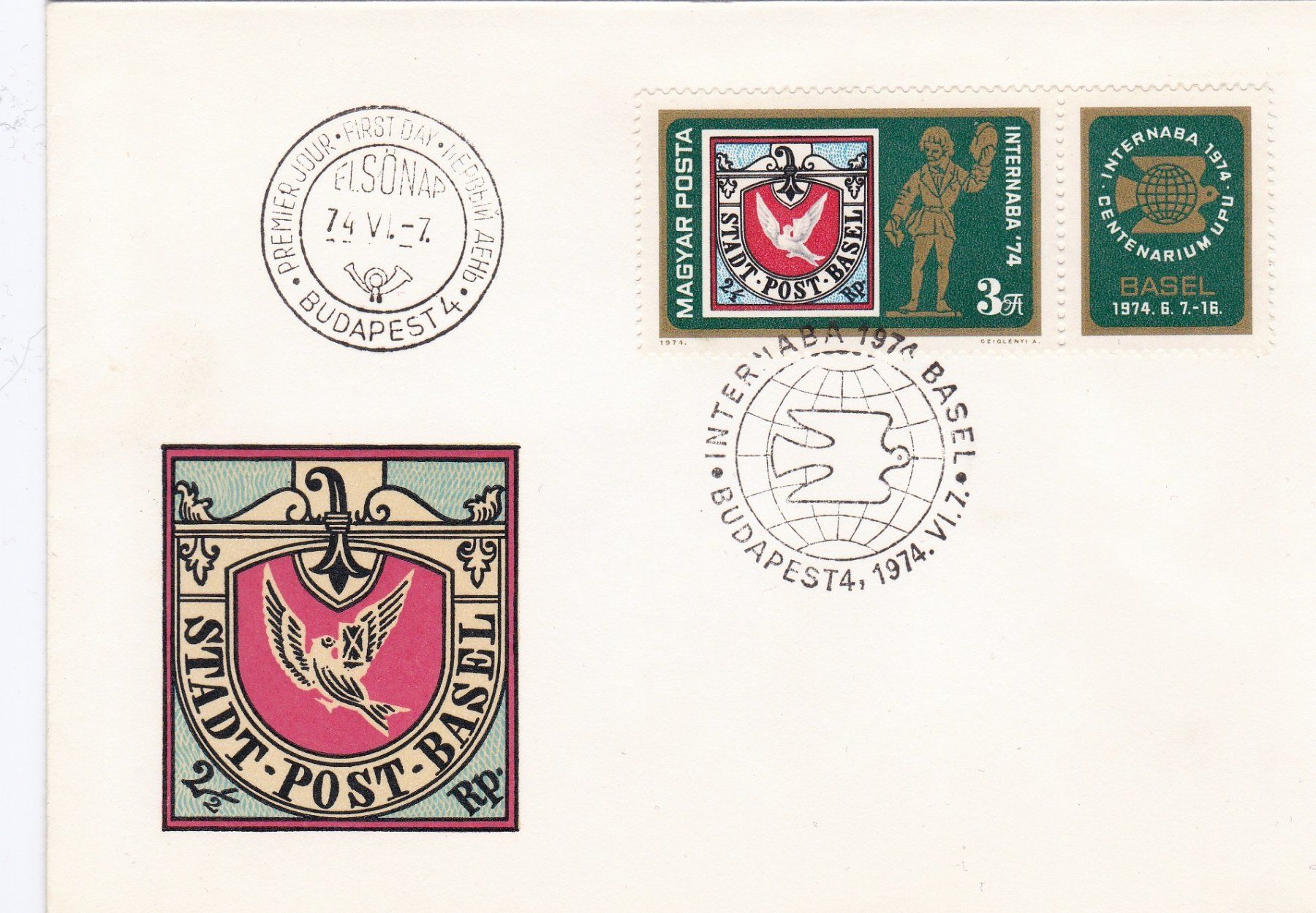 Tutti i francobolli: 4 Ersttagsbriefe 1971-82 – Usato da Neuenhof venduto da Wanton
